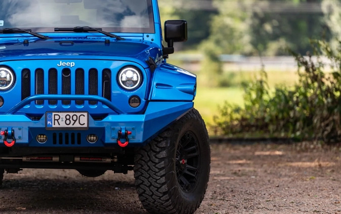 jeep wrangler podkarpackie Jeep Wrangler cena 139000 przebieg: 85000, rok produkcji 2016 z Hajnówka